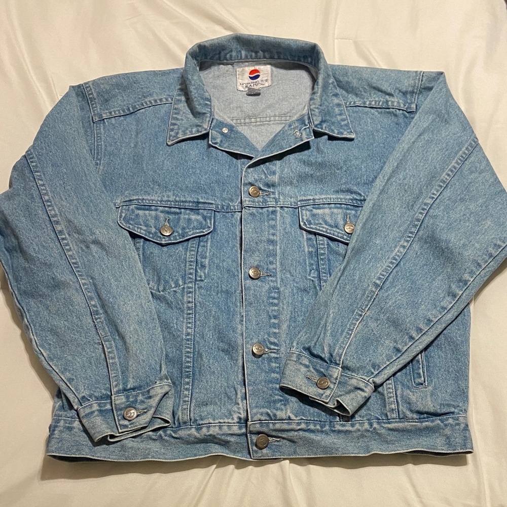 Vintage Pepsi “Nothing Else Is A Pepsi” Classic Blue Denim Jacket